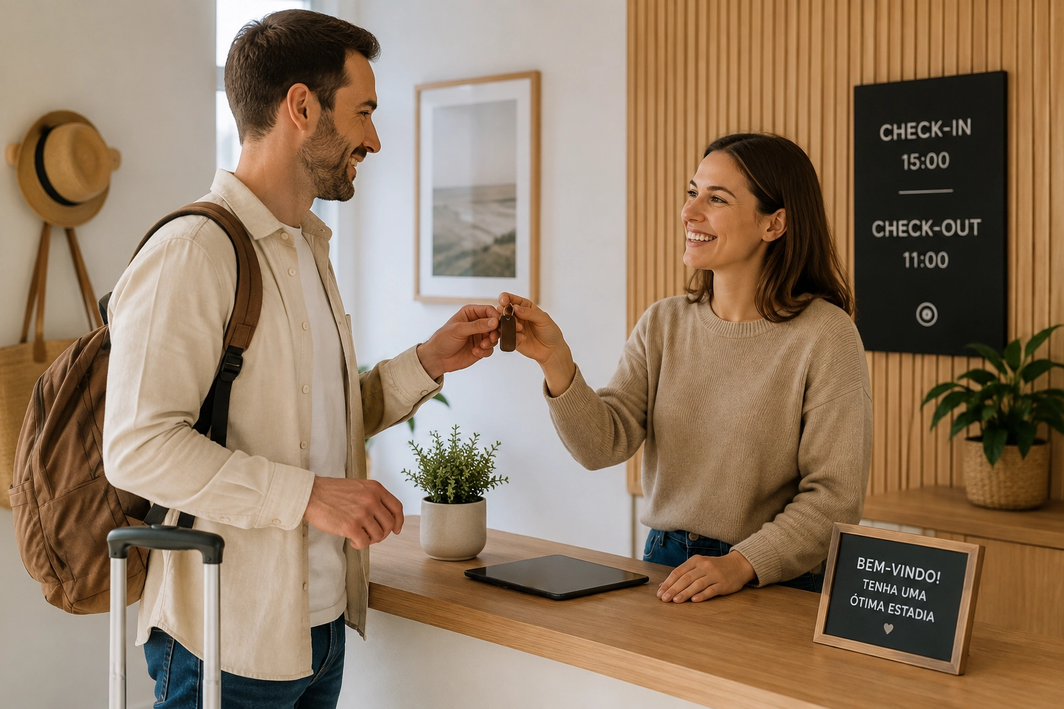 Check-in e check-out